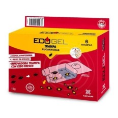 Trampa Ecogel Cucarachas 6 Uds 15 Gr Novar