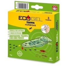 Trampa Cebo Hormiga Gel Ecogel 3 Uds 15 Gr Novar