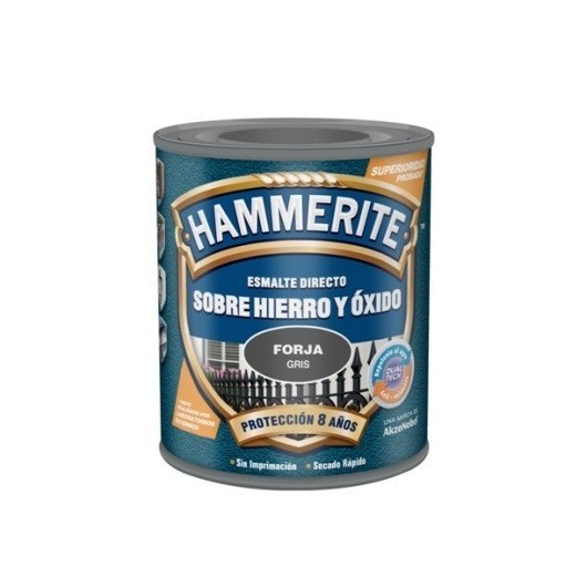 Esmalte Sobre Hierro Y Oxido Forja 2,5 L Negro Hammerite