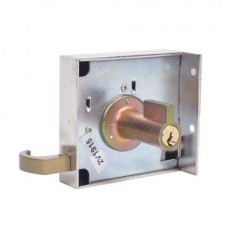 Cerradura Sobreponer 80X48Mm 12580Ihn Hierro Niquelado Picaporte/Palanca Izquierda Yale
