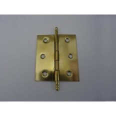 Bisagra Mueble Ventana Remate Alto 60X50Mm Laton Canto Cuadrado Atornillar Lim