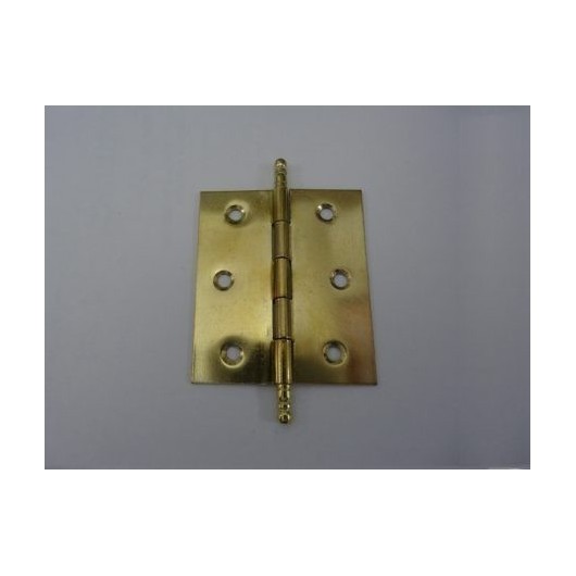 Bisagra Mueble Ventana Remate Alto 60X50Mm Laton Canto Cuadrado Atornillar Lim