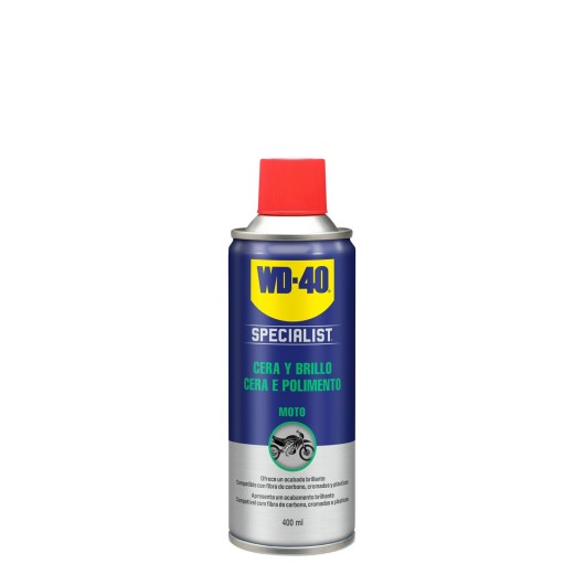 Cera Y Brillo Spray Doble Accion 400 Ml Specialist Moto