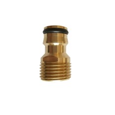 Adaptador Riego Rapido Laton Macho 1/2" Natuur