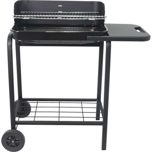 Barbacoa Carbon Con Mesa Auxiliar 89 X 48,5 X 91 Cm Natuur