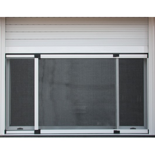 Mosquitera Ventana Extensible Fibra Vidrio 40X50-92 Cm Blanc