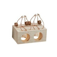 Ratonera Madera 2 Agujeros  37 Mm Sauvic
