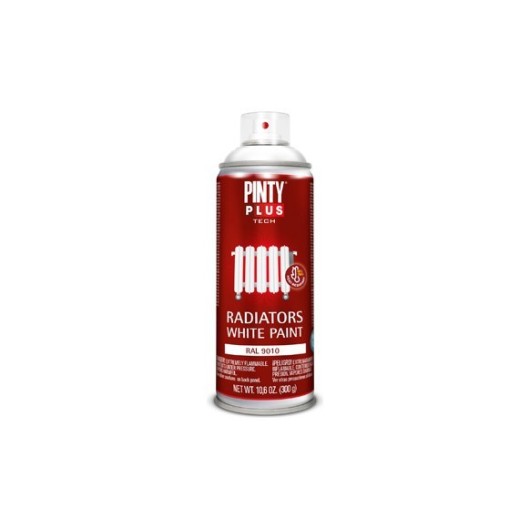 Pintura Spray Radiador Tech 520 Cc Blanco Pintyplus