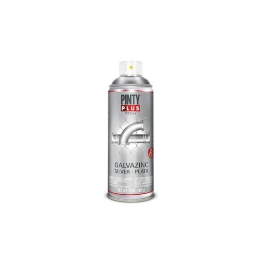 Galvanizado Spray G150 520 Cc Plata Pintyplus Tech