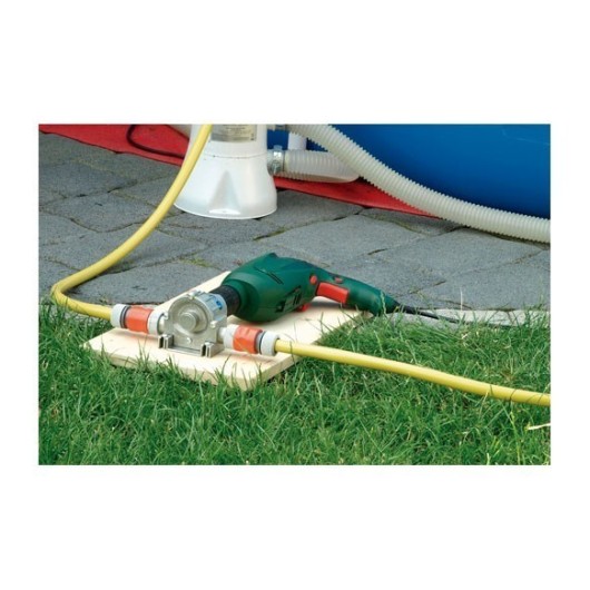 Bomba Trasvase Para Taladro Metalica 3.000 L/H Wolfcraft