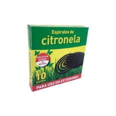 Espiral Antimosquitos Con Citronela 10 Unidades Alampat