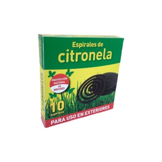 Espiral Antimosquitos Con Citronela 10 Unidades Alampat