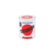 Esmalte Al Agua Ecologico Satinado 250 Ml Rojo China Titanlu