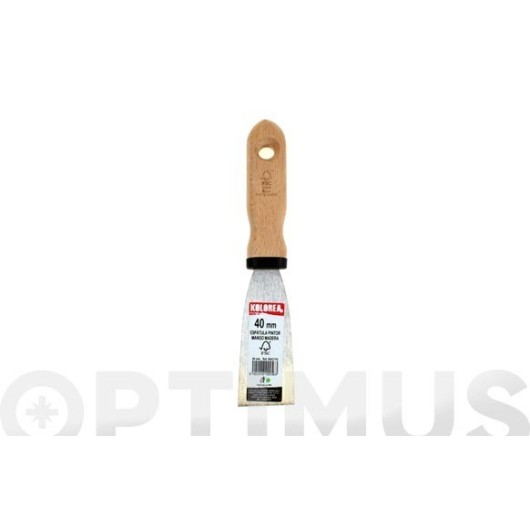 Espatula Pintor Mango Madera Fsc 40 Mm Nespoli