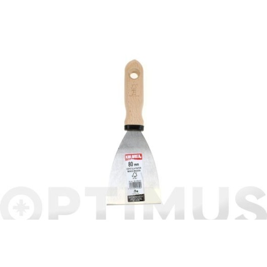 Espatula Pintor Mango Madera Fsc 80 Mm Nespoli