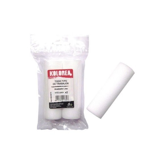 Mini Rodillo Recambio Espuma Multiusos 10 Cm X 16 Mm 2 Uds