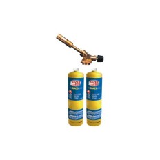 Soplete A Cartucho + 2 Cartuchos Romassgas Super-Fogo Super-