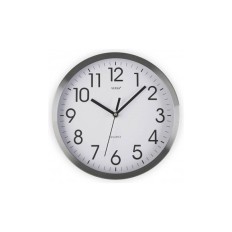 Reloj Pared Redondo 30,5 Cm - Aluminio Versa