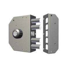 Cerradura Seguridad Sobreponer  130X164X32Mm 3050Crd Cromo Entrada 60 Derecha Cr