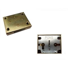 Cerradura Sobreponer 20Mm 207-20 Laton Llave A Lim
