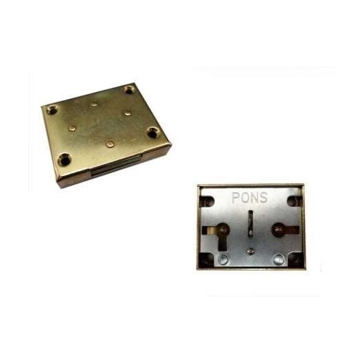 Cerradura Sobreponer 20Mm 207-20 Laton Llave A Lim