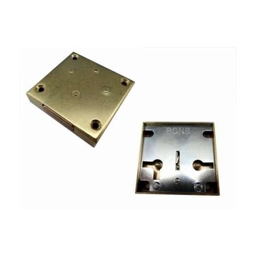 Cerradura Sobreponer 30Mm 207-30 Laton Llave A Lim