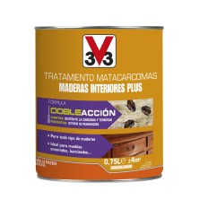 Tratamiento Matacarcomas Maderas Interior Plus 750 Ml V33