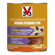 Tratamiento Matacarcomas Maderas Interior Plus 2,5 L V33