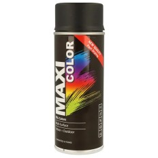 Pintura Spray Maxi Color Satinado 400 Ml Ral 9005 Negro Inte