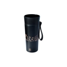 Mug Termico Negro 360 Ml Iris