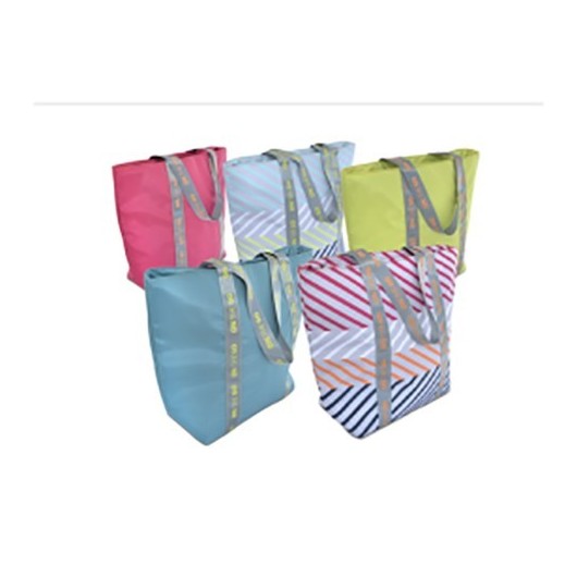 Bolsa Porta Alimentos Shopper Maxi Fluor Surtidas 5 Colores