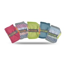 Portabocadillos Enrollable Zipper Roll Fluor Iris