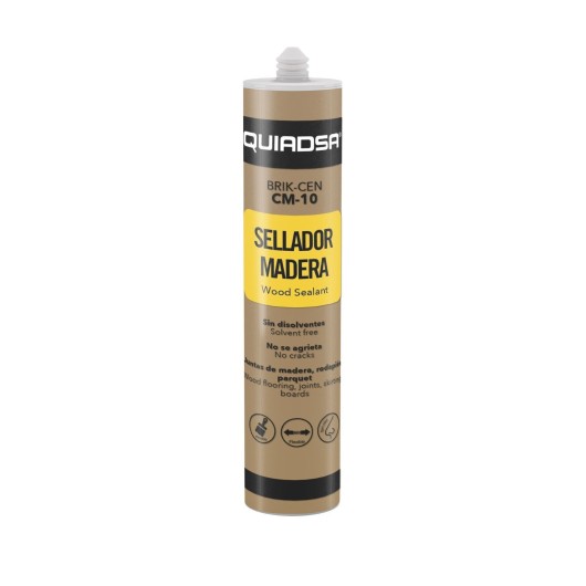 Sellador Acrilico Madera Brik-Cen Cm-10 Power 300 Ml Roble Q