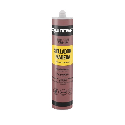 Sellador Acrilico Madera Brik-Cen Cm-10 Power 300 Ml Sapelli