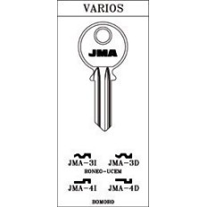 Llave Cilindro En Bruto Jma Acero Jma-3D