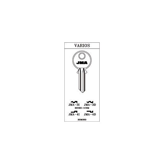 Llave Cilindro En Bruto Jma Acero Jma-3D