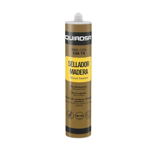 Sellador Acrilico Madera Brik-Cen Cm-10 Power 300 Ml Nogal Q