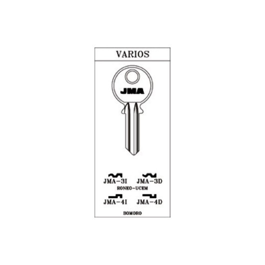 Llave Cilindro En Bruto Jma Acero Jma-4D