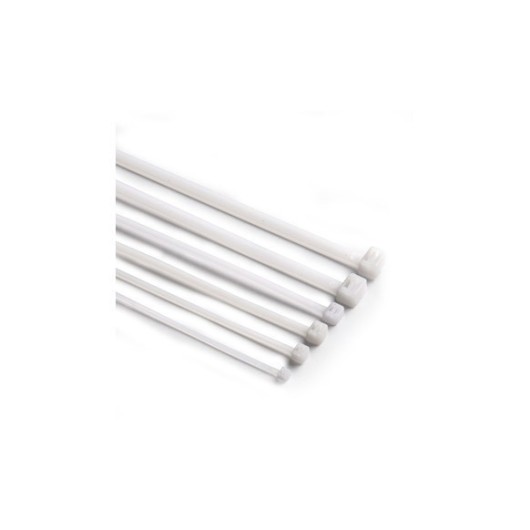 Brida Nylon Dentada Blanca 2,5X100 Mm 50 Uds Famatel
