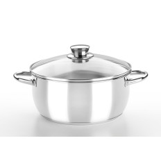 Cazuela Con Tapa Cristal Optima 20 Cm Monix