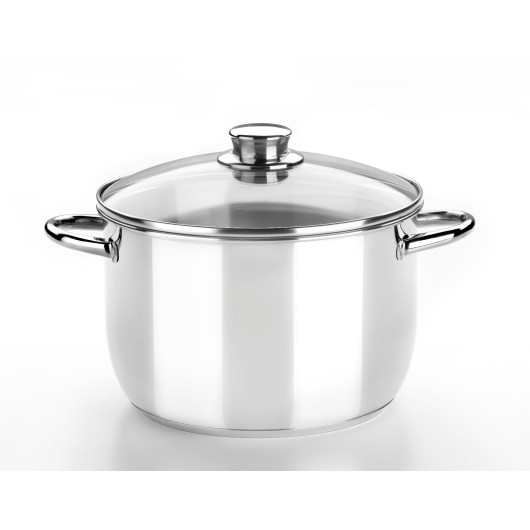 Olla Con Tapa Cristal Optima 18 Cm Monix