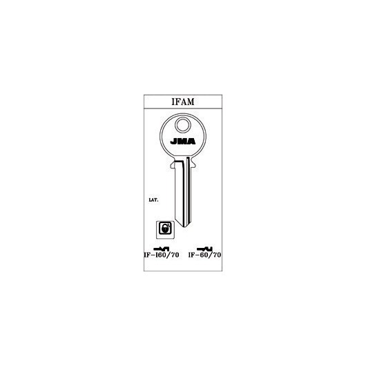 Llave Cilindro En Bruto Jma Acero If-I60/70