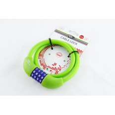 Antirrobo Bicicleta Combinacion Cable Forro Silicona 12X650M