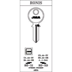 Llave Cilindro En Bruto Jma Acero Ro-5I