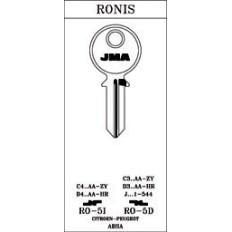 Llave Cilindro En Bruto Jma Acero Ro-5D