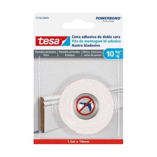 Cinta Doble Cara Mounting Pro Pared Papel Pintado Permanente