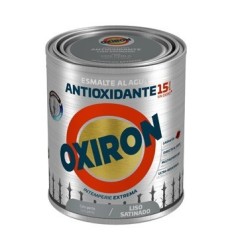 Esmalte Antioxidante Agua Oxiron Liso Satinado 750 Ml Gris P