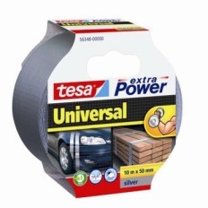 Cinta Americana Universal Extra Power 10 M X 50 Mm Plata Tes