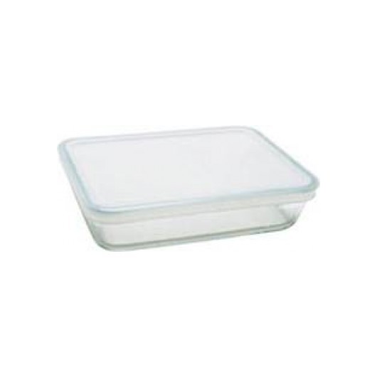 Hermetico Alimentos Rectangular 1,6Lt Con Tapa R 242 Borisilic Pyrex