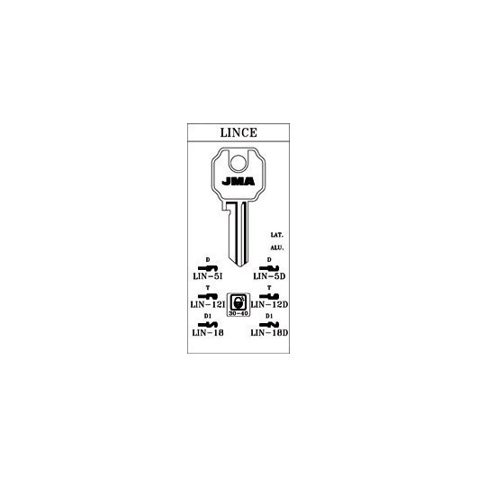 Llave Cilindro En Bruto Jma Acero Lin-5D